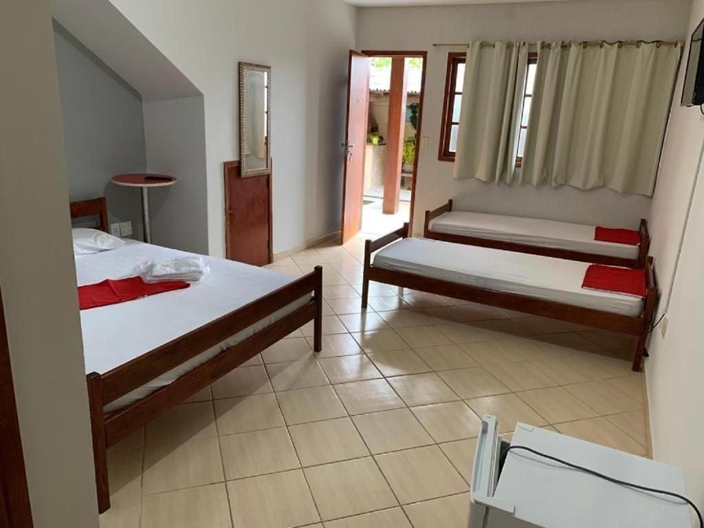 Hotel Pousada Em Guarapari - Pousada Paraiso - Predio 124 Стая снимка